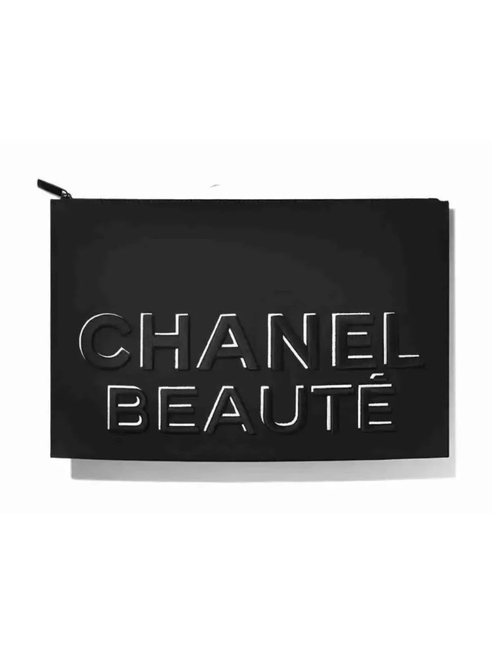 CHANEL Beauté Black Cotton Pouch
